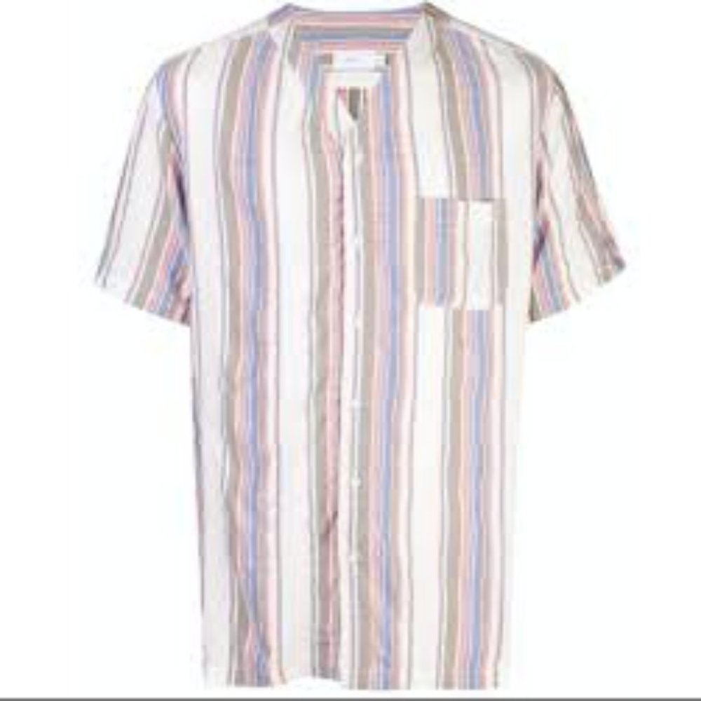 NWT Onia Men’s Luca Shirt in Istanbul Stripe